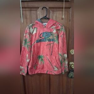 Mossy Oak Red and Green Camouflage Hoodie